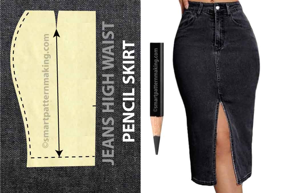 How To: Make a Pencil Skirt for Women Out of Old Jeans (With Pictures)đâď¸