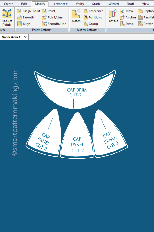 Hats and Caps Alterations - smart pattern making