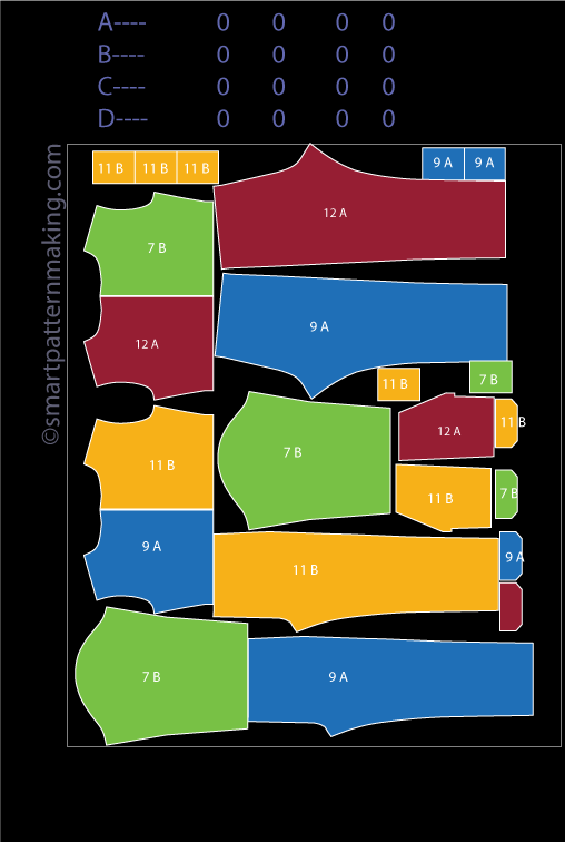 Overall Marker Making Service - smart pattern making
