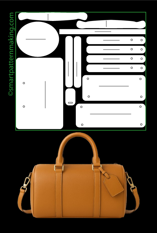 Golf Bag Pattern Digitizing - smart pattern making