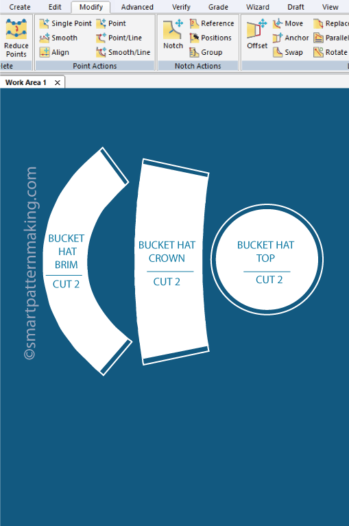 Hats and Caps Alterations - smart pattern making