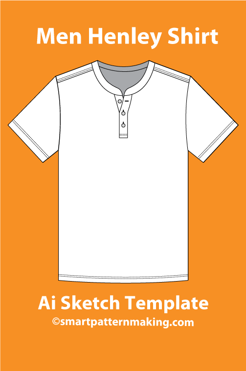 9 Men’s Shirt Sketch Templates – Editable AI & PDF - smart pattern making