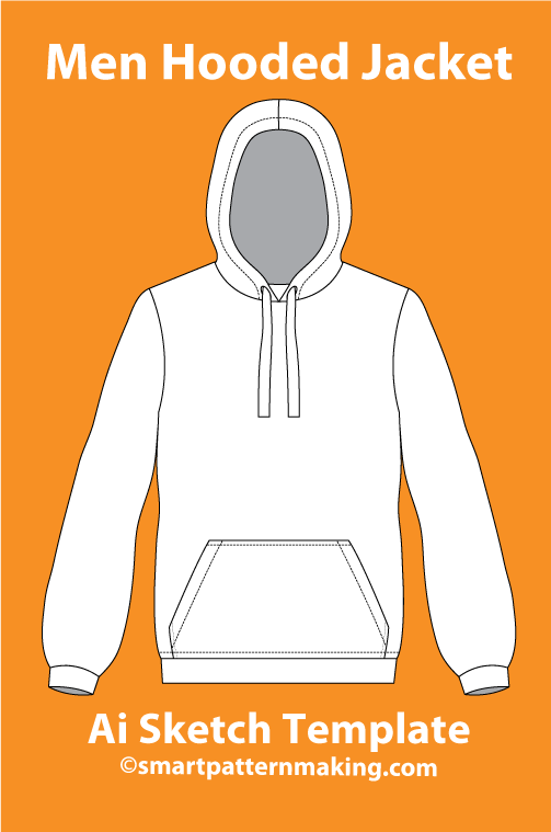 7 Men’s Jacket & Coat Sketch Templates – AI & PDF Included - smart pattern making