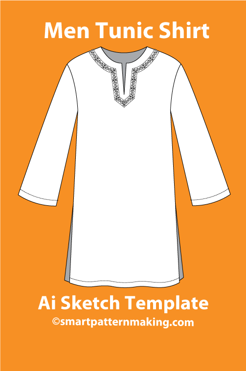 9 Men’s Shirt Sketch Templates – Editable AI & PDF - smart pattern making