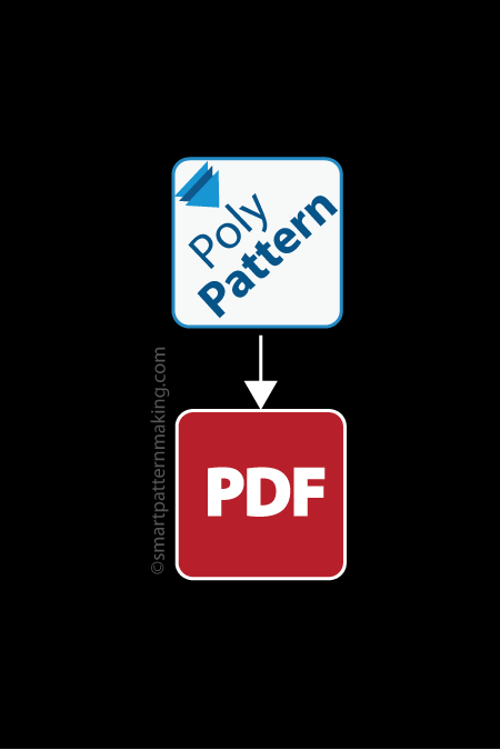 Convert PolyPattern DXF To PDF - smart pattern making