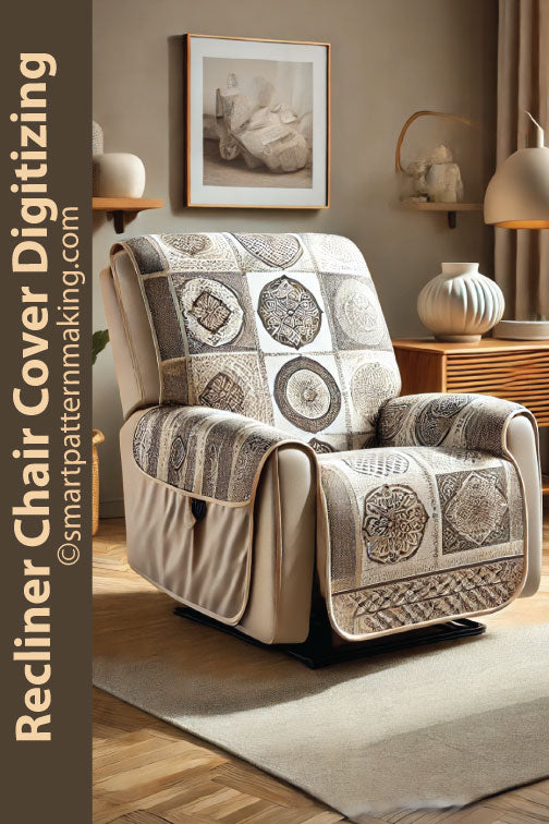 Stylish Furniture Covers & Home Décor Digitizing - smart pattern making