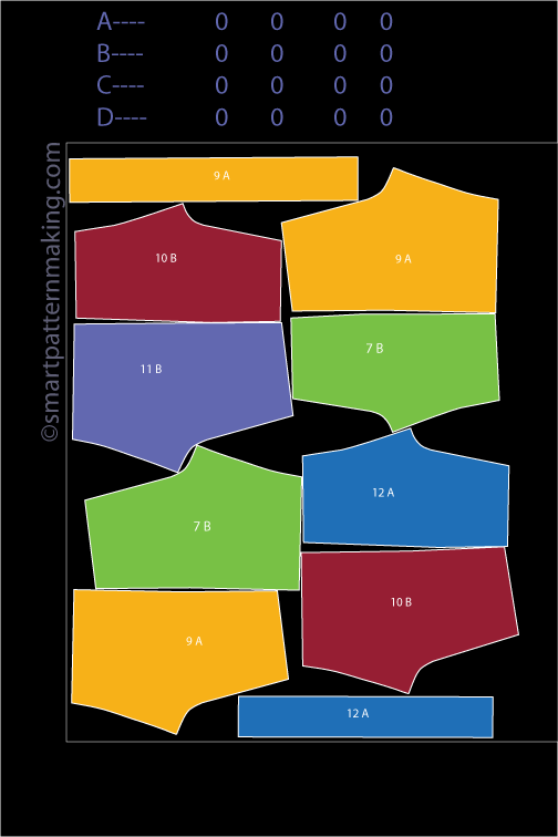 Shorts Marker Making Service - smart pattern making