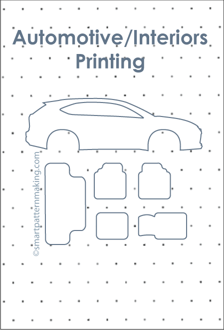 Car Interiors Pattern Printing For Seating And Comfort, Dashboard, Console Accessories, Floor and Cargo Area - smart pattern making