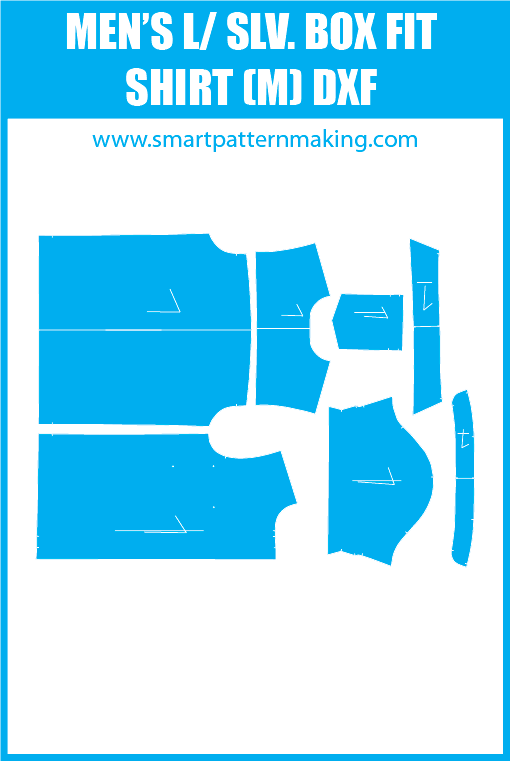 Men's S/SLV. Box Fit Shirt Download Combo - smart pattern making
