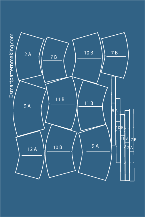 Skirts Marker Plotting Services - smart pattern making
