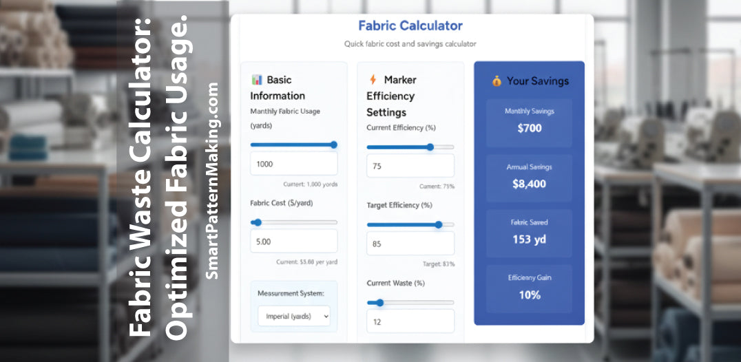 Fabric Consumption And Marker Efficiency Calculator