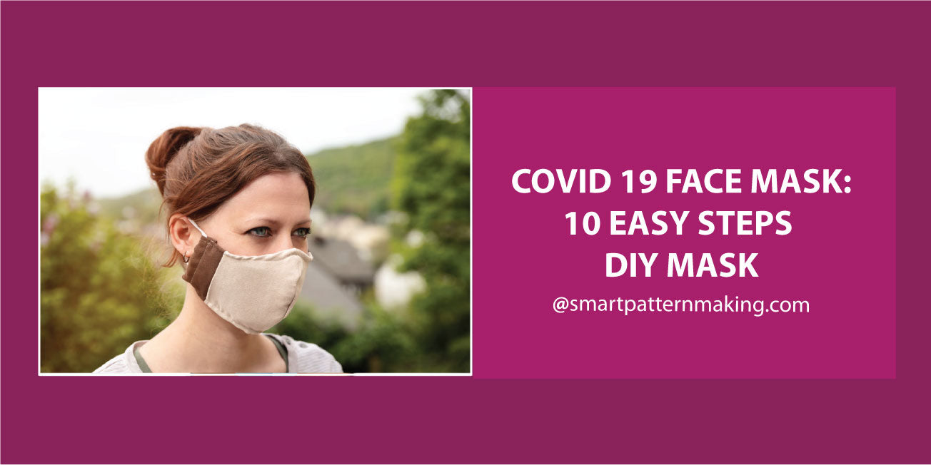 COVID 19 Face Mask: 10 Easy Steps DIY Mask