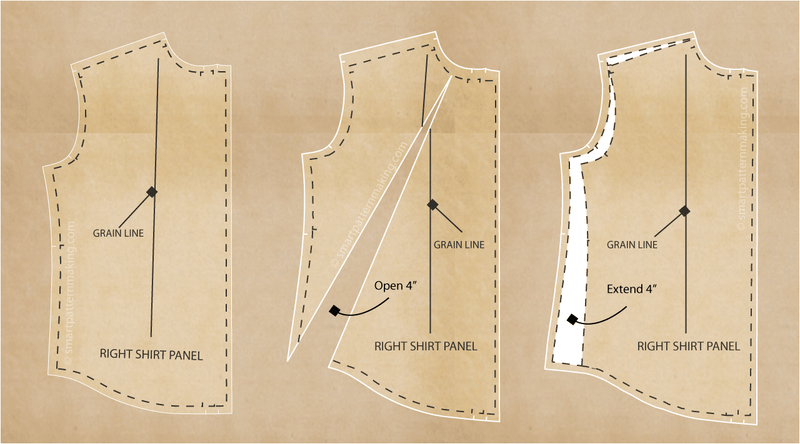 Shirts Pattern Alteration Using the Seam Method