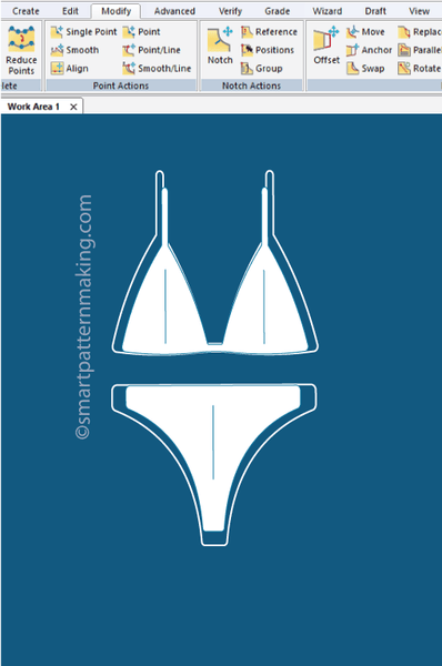 Swimwear alteration resources comparison chart ASG ISMAC