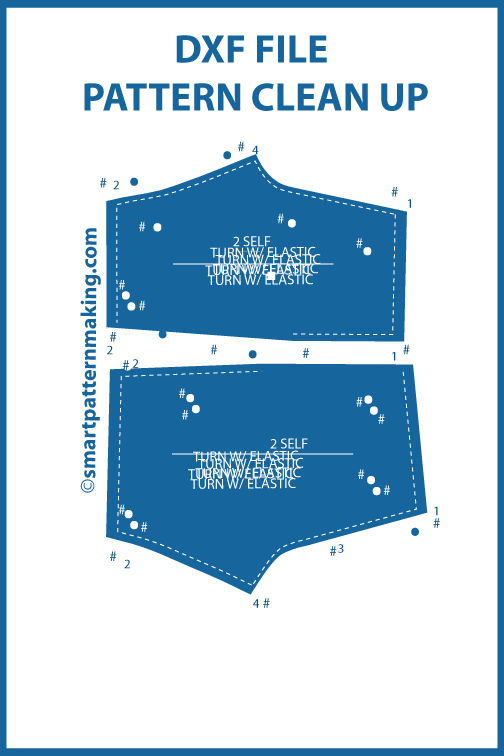 DXF File Pattern Clean Up - smart pattern making