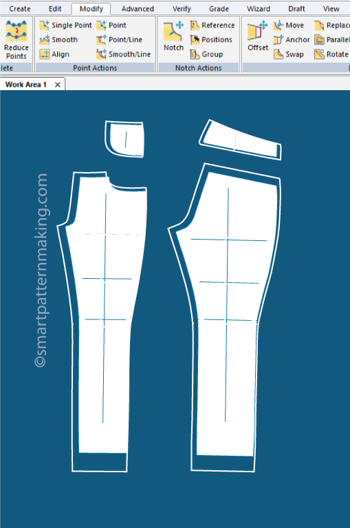 Pants Alterations - smart pattern making
