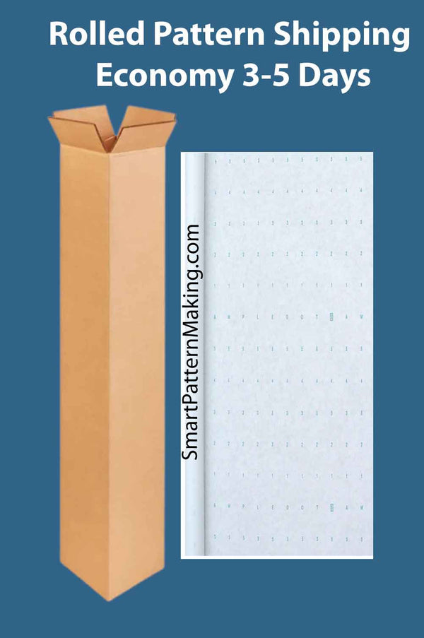 Rolled Pattern Shipping Economy 3-5 days