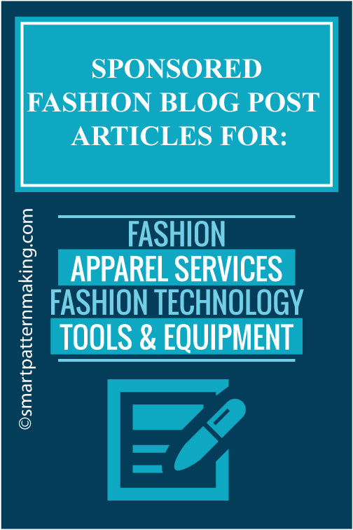 Sponsored Fashion Blog Post – $600 for 12 Months SEO Exposure - smart pattern making