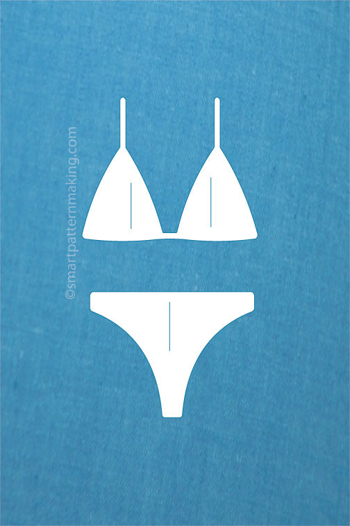 Bikinis Pattern Making - smart pattern making