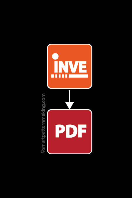 Convert Investronica DXF File To PDF (1-24 Pieces) - smart pattern making