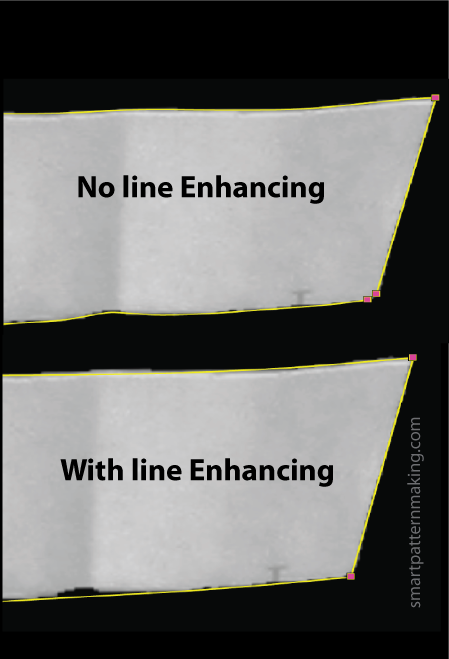 Digitizing Line Enhancing - smart pattern making