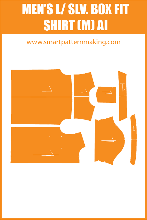Men's S/SLV. Box Fit Shirt Download Combo - smart pattern making