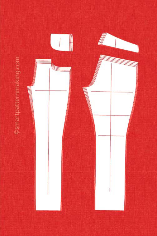 Pants Pattern Grading Service - smart pattern making