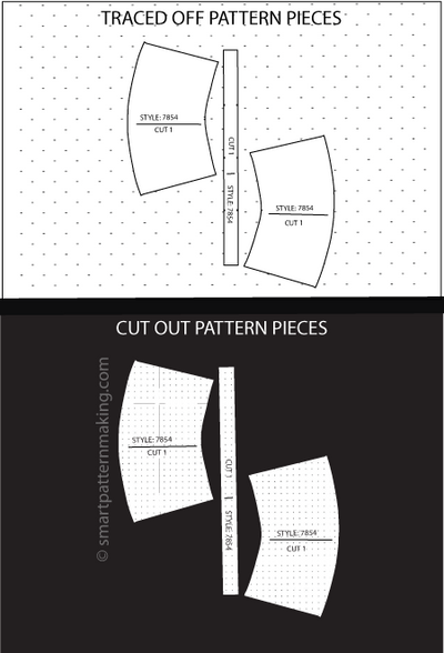 Skirts Paper Pattern Cutting: [1-6 PCS ]