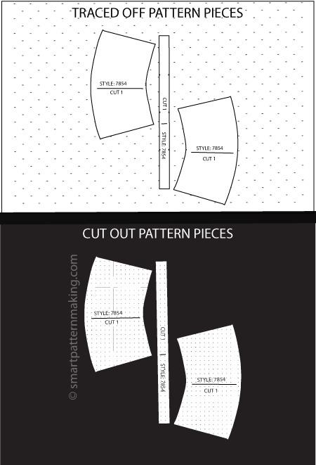 Skirts Paper Pattern Cutting: [1-6 PCS ] - smart pattern making